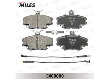 Колодки тормозные передние MILES E400000