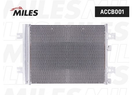 MILES ACCB001 - Радиатор кондиционера