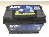 Аккумулятор EXIDE Excell EB740 74Ah 680A
